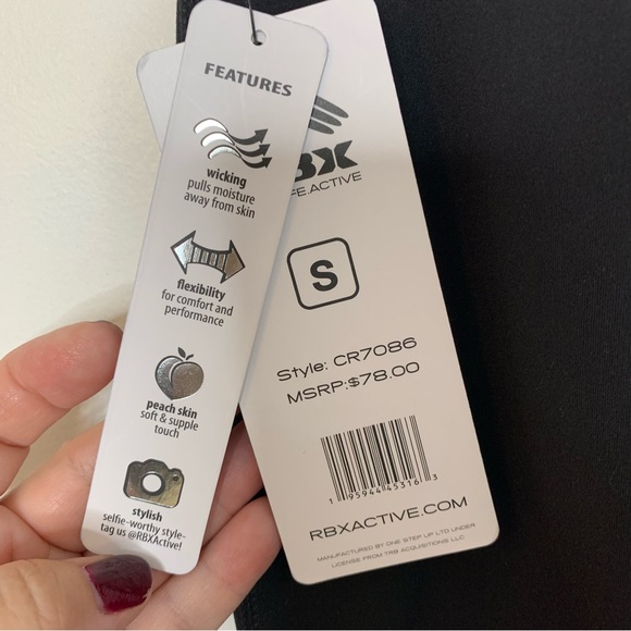 NWT RBX Straight Leg Yoga Pants with pockets size Small - Picture 6 of 7